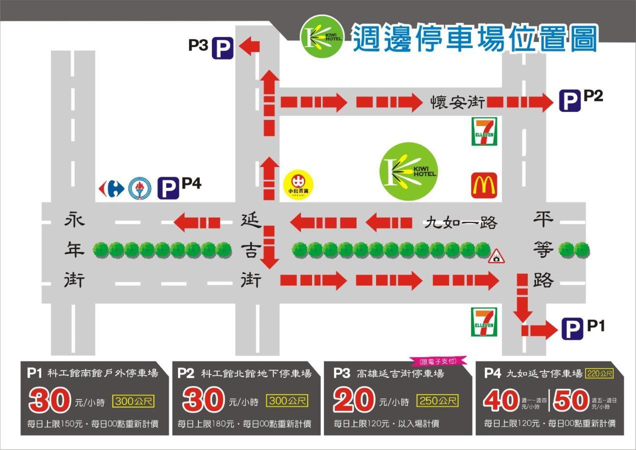 Kiwi Express Hotel - Jiuru Rd Kaohsiung Luaran gambar